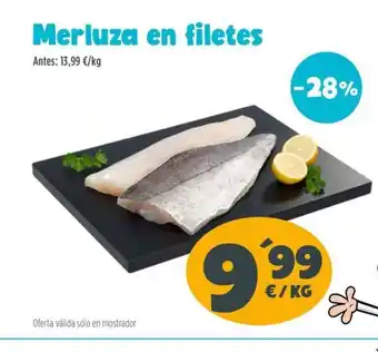 AhorraMas Merluza en filetes oferta