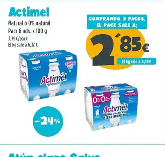 AhorraMas Actimel oferta