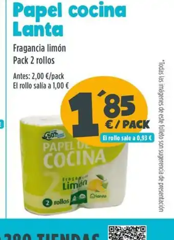 AhorraMas Papel higiénico Papel cocina Lanta oferta