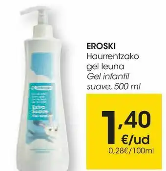 Eroski Eroski gel infantil suave oferta