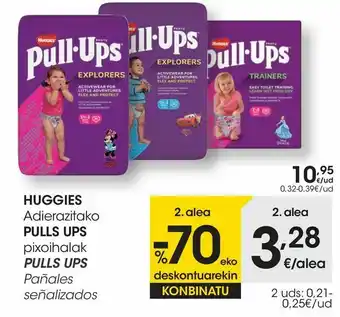Eroski Huggies pull ups oferta