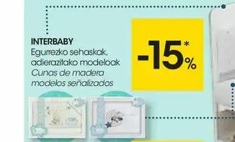 Eroski Cunas de madera modelos señalizados oferta