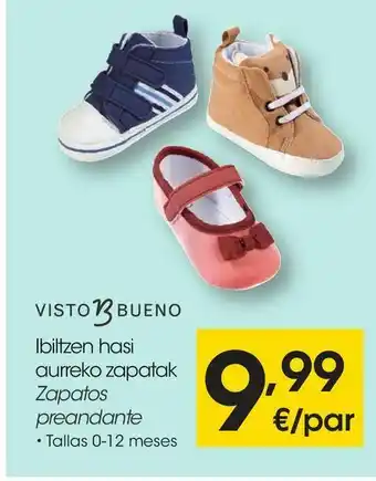 Eroski Visto bueno zapatos preandante oferta
