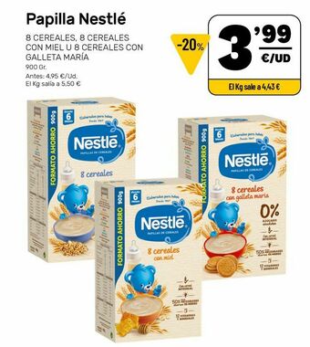 AhorraMas Papilla nestlé oferta