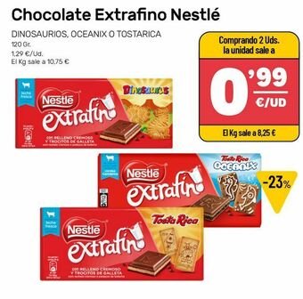 AhorraMas Chocolate nestlé oferta