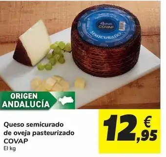Covap Queso semicurado de oveja pasteurizado covap oferta