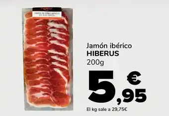 Supeco Jamón ibérico HIBERUS 200g oferta