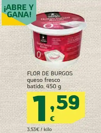HiperDino queso fresco batido oferta
