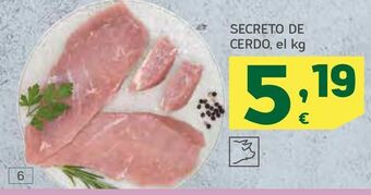 HiperDino Secreto de cerdo oferta