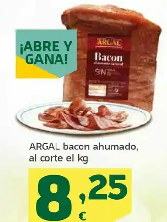 HiperDino Bacon ahumado oferta