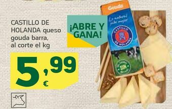HiperDino Queso gouda barra oferta
