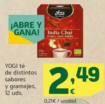 HiperDino Té de distintos sabores y gramajes oferta