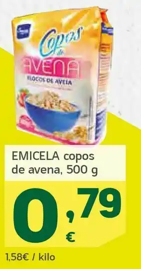 HiperDino Copos de avena oferta