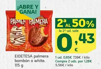 HiperDino Palmera bombón o white oferta