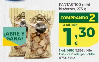 HiperDino Mini biscottes oferta