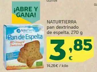 HiperDino Pan dextrinado de espelta oferta