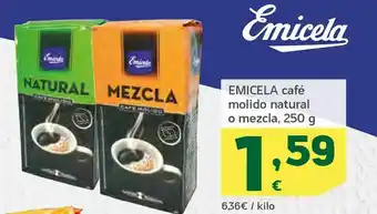 HiperDino Café molido natural o mezcla oferta