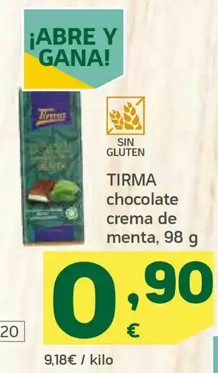 HiperDino Chocolate crema de menta oferta