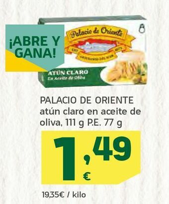 HiperDino Atún claro en aceite de oliva oferta