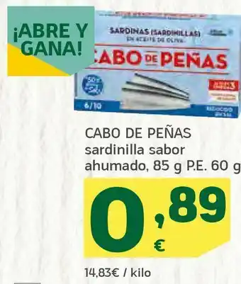 HiperDino Sardinilla sabor ahumado oferta