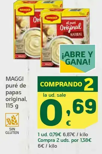 HiperDino Puré de papas original oferta