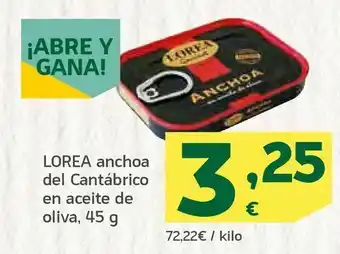 HiperDino Anchoas del cantábrico en aceite de oliva oferta