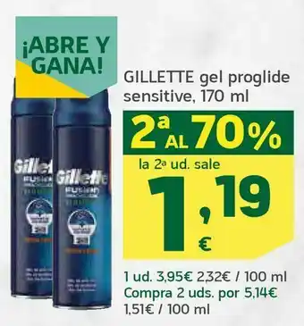 HiperDino Gel proglide sensitive oferta