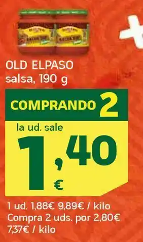 HiperDino Salsa old el paso oferta