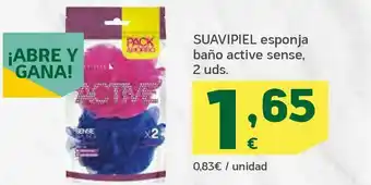 HiperDino Esponja baño active sense oferta
