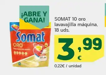 HiperDino Oro lavavajillas máquina oferta