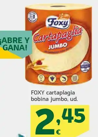 HiperDino Cartaplagia bobina jumbo oferta
