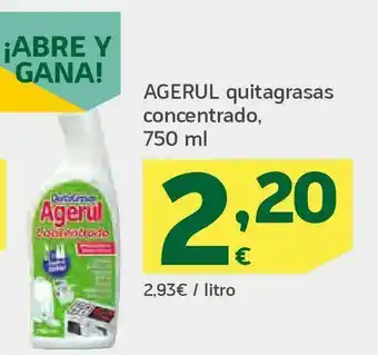 HiperDino Quitagrasas concentrado oferta