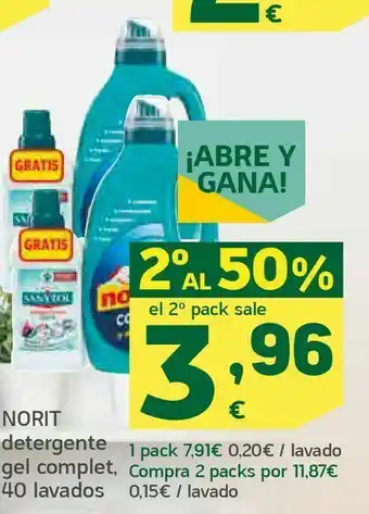 HiperDino Detergente gel compacto oferta