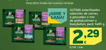 HiperDino Esterilizados selección de carnes o pescados oferta