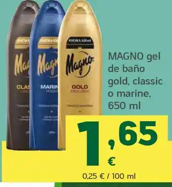 HiperDino Gel de baño gold, classic o marine oferta