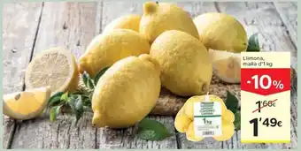 Caprabo Llimona, malla d'1 kg oferta