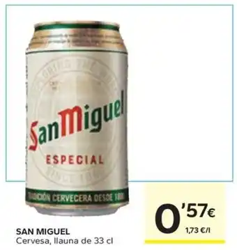 Caprabo SAN MIGUEL Cervesa, llauna de 33 cl oferta