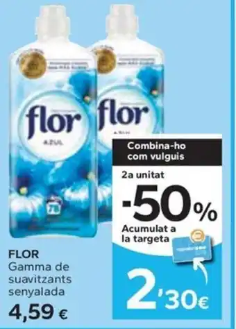 Caprabo FLOR Gamma de suavitzants senyalada oferta