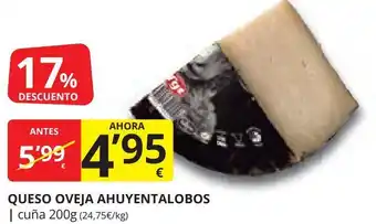 Supermercados MAS QUESO OVEJA AHUYENTALOBOS oferta