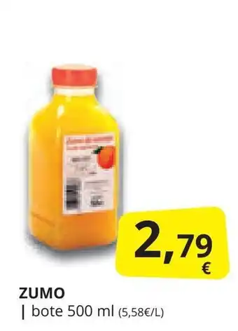 Supermercados MAS ZUMO bote 500ml oferta