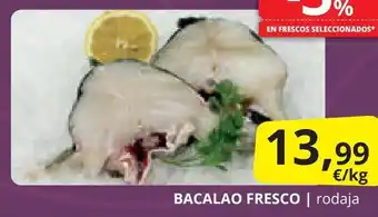 Supermercados MAS BACALAO FRESCO | rodaja oferta
