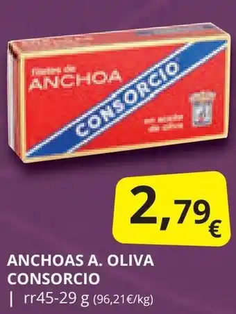 Supermercados MAS ANCHOAS A. OLIVA CONSORCIO oferta