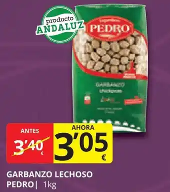 Supermercados MAS GARBANZO LECHOSO PEDRO 1kg oferta