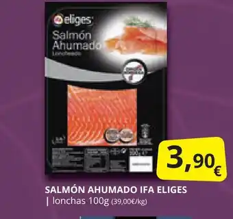 Supermercados MAS SALMÓN AHUMADO IFA ELIGES oferta