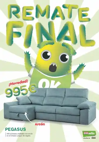 OKSofas Arcón Pegasus OK Sofas oferta