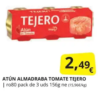 Supermercados MAS ATÚN ALMADRABA TOMATE TEJERO oferta