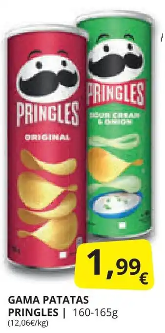 Supermercados MAS GAMA PATATAS PRINGLES | 160-165g oferta