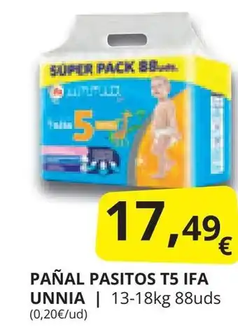 Supermercados MAS PAÑAL PASITOS T5 IFA UNNIA oferta