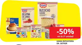 Supermercados MAS GAMA REPOSTERÍA DR. OETKER oferta