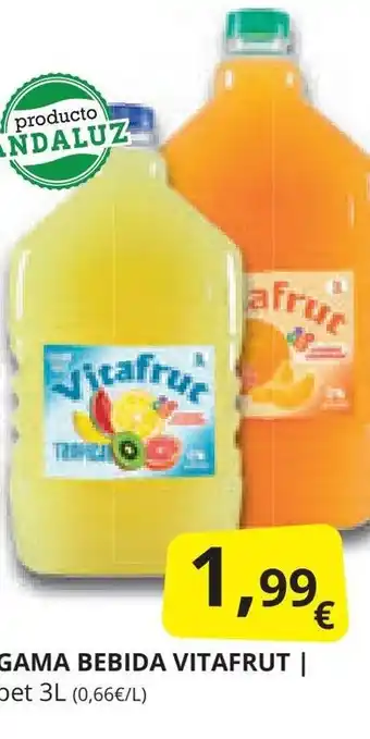 Supermercados MAS GAMA BEBIDA VITAFRUT oferta